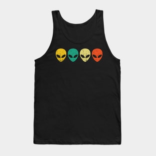 Retro Alien sunset Tank Top